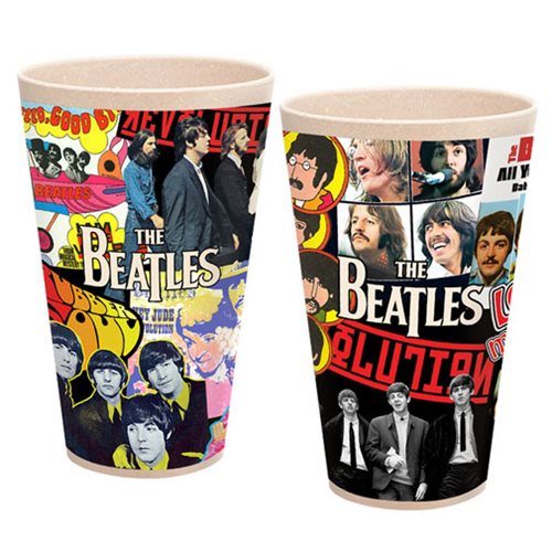 The Beatles Album Collage 24 oz. Bamboo Cup 2-Pack